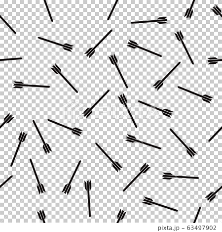 日本の伝統模様　飛矢文様 63497902