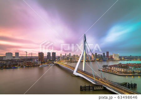 Rotterdam, Netherlands Skyline Rotterdam, Netherlands Skyline 63498646