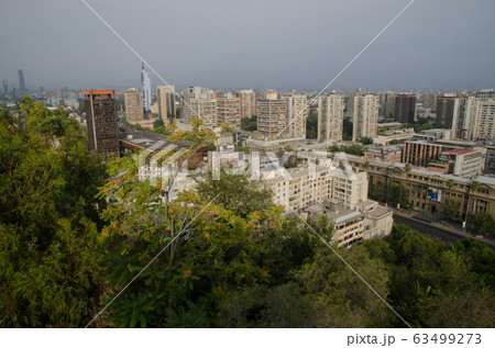 Santiago de Chile from the Santa Lucia hill. 63499273