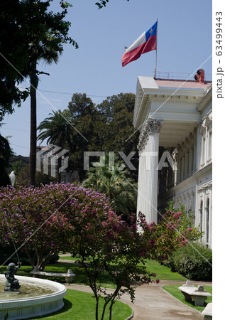 National Congress building in Santiago de Chile. 63499443