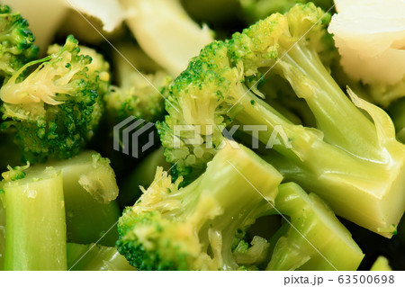 fresh chopped green broccoli background macro fresh chopped green broccoli background macro 63500698