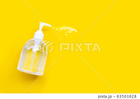 Alcohol hand sanitizer gel in pump bottles  63501628