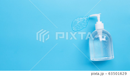 Alcohol hand sanitizer gel in pump bottles  63501629
