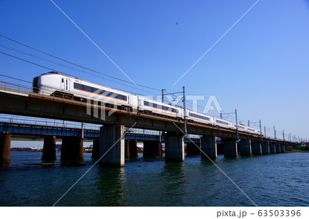 651系回送列車 東海道本線 茅ヶ崎 平塚の写真素材