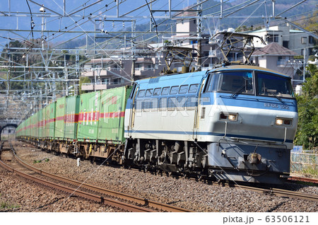東海道本線　真鶴　JR貨物　EF66-122（吹田） 63506121
