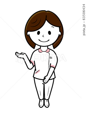 女性 看護師 介護士 俯瞰 63506434