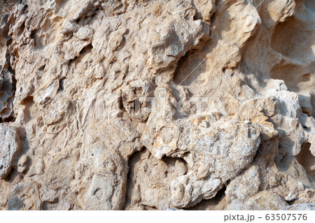 Sandstone stone surface. 63507576