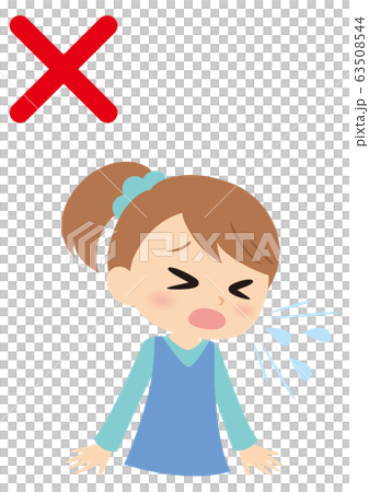 咳嗽的女孩 63508544