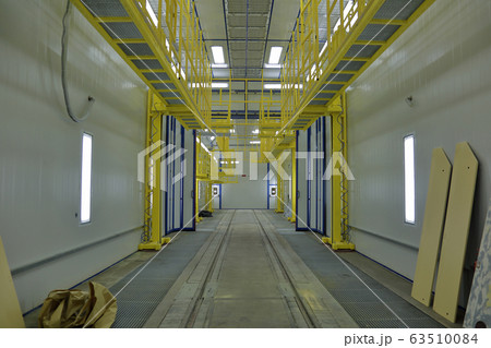 Subway train service depot. Moscow, Russia 63510084