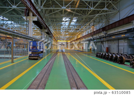 Subway train service depot. Moscow, Russia Subway train service depot. Moscow, Russia 63510085