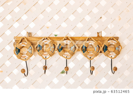 Clothing hooks in the hallway, in the form of lifejackets Clothing hooks in the hallway, in the form of lifejackets 63512465