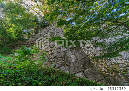 秋の丸亀城の風景 秋の丸亀城の風景 63512589