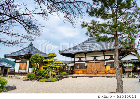 奈良県明日香村 飛鳥寺 本殿と思惟殿 奈良県明日香村 飛鳥寺 本殿と思惟殿 63515011