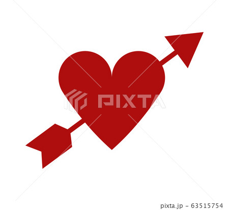 heart icon with arrow 63515754