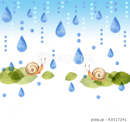 かたつむりと雨 かたつむりと雨 63517241