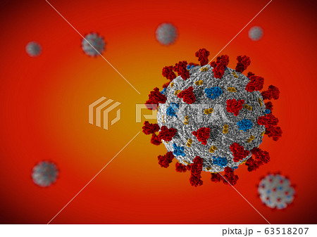 コロナウイルス SARS-CoV-2 63518207