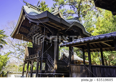 備前おさふね刀剣の里　靱負神社　本殿　岡山県瀬戸内市 63519605