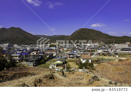国指定史跡 伊部南大窯跡からの伊部市街 岡山県備前市 国指定史跡 伊部南大窯跡からの伊部市街 岡山県備前市 63519772