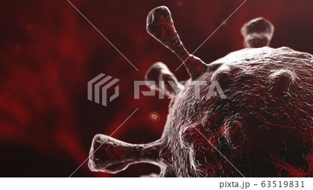 Microscopic image of virus 63519831