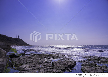 （静岡県）静岡県最南端、御前崎海岸・灯台 63522836