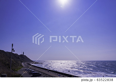 （静岡県）静岡県最南端、御前崎海岸・灯台 63522838