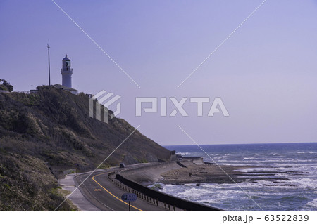 （静岡県）静岡県最南端、御前崎海岸・灯台 63522839