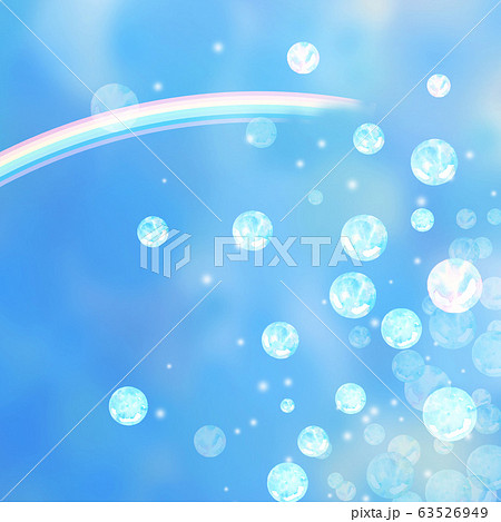 シャボン玉と虹 63526949
