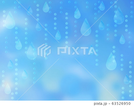 雨粒イラスト 63526950