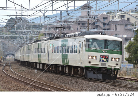 東海道本線　真鶴　JR東日本　185系　C4編成（大宮）　『踊り子』 63527524