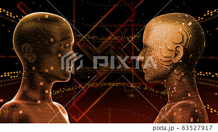 AI 人工知能 テクノロジー ネットワーク データ コンピュータ 情報 3Dイラスト 背景 バック AI 人工知能 テクノロジー ネットワーク データ コンピュータ 情報 3Dイラスト 背景 バック 63527917