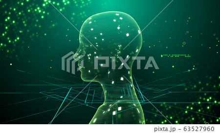 AI 人工知能 テクノロジー ネットワーク データ コンピュータ 情報 3Dイラスト 背景 バック AI 人工知能 テクノロジー ネットワーク データ コンピュータ 情報 3Dイラスト 背景 バック 63527960