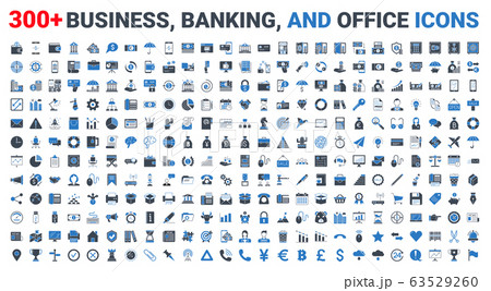 Set vector business, banking and finance icons Set vector business, banking and finance icons 63529260