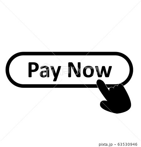 pay now icon on white background. flat style. pay now icon for your web site design, logo, app, UI. button symbol. black pay now sign.  63530946