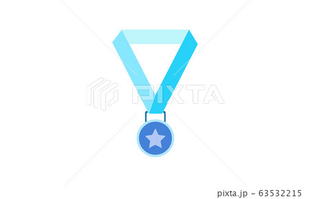 Champion medal icon vector image	 63532215