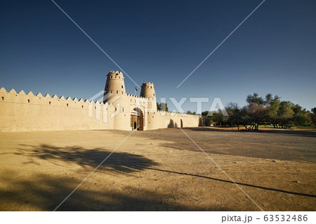 Historical fort at evening light 63532486