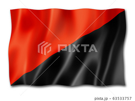 Anarchy flag isolated on white Anarchy flag isolated on white 63533757