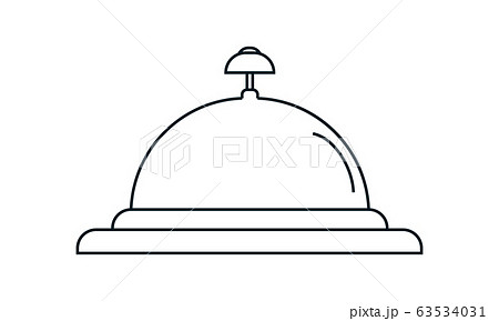 Hotel bell service bell reception bell icon vector image Hotel bell service bell reception bell icon vector image 63534031