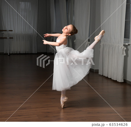 Little girl classic ballet dancer 63534626