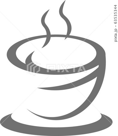 コーヒーカップイラスト 63535344