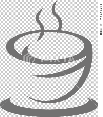 コーヒーカップイラスト 63535344