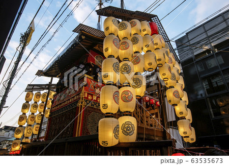 京都祇園祭　宵山　京都夏祭り　夏の風物詩　日本三大祭り 63535673