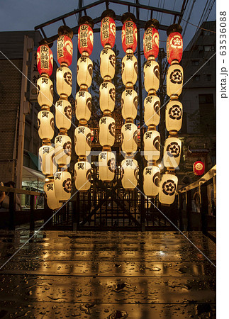 京都祇園祭 宵山 京都夏祭り 夏の風物詩 京都祇園祭 宵山 京都夏祭り 夏の風物詩 63536088