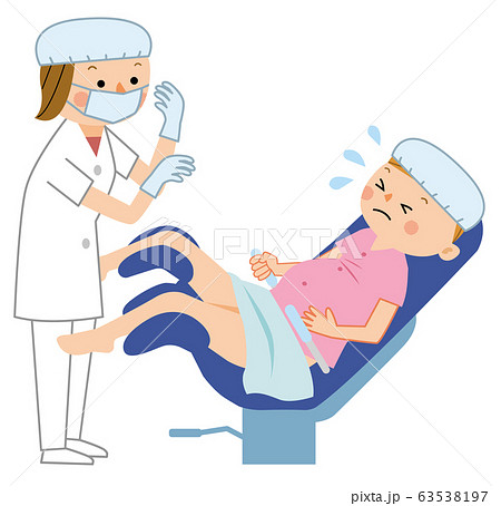 分娩 出産のイラスト素材