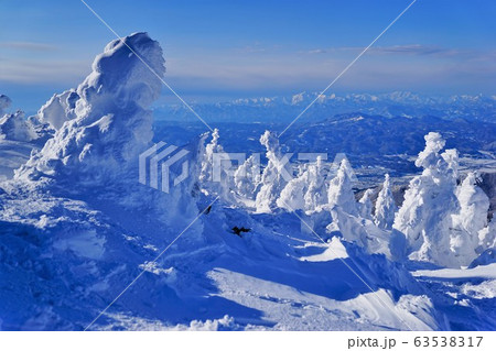 蔵王山のスノーモンスター 63538317