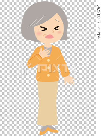 Grandma who failed - Stock Illustration [63538764] - PIXTA