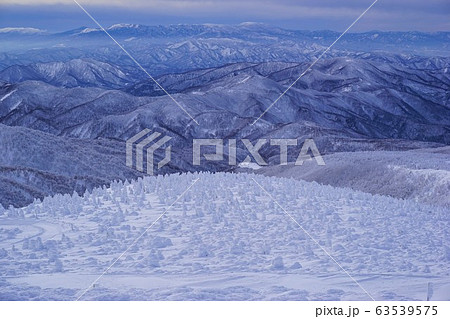蔵王山の樹氷群 63539575