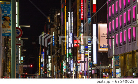 日本の東京都市景観 東京・銀座=2020年3月20日 日本の東京都市景観 東京・銀座=2020年3月20日 63540028