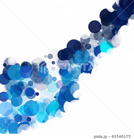 Bubbles Unique Blue Bright Vector Background 63540175