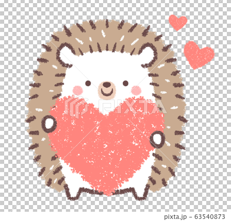 Hedgehog Heart Stock Illustration