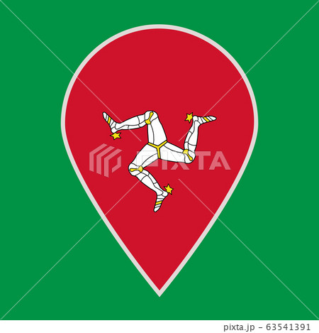 Isle of Man flag icon travel vector Isle of Man flag icon travel vector 63541391